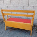 Vintage childrens bench with storage