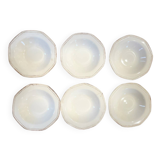 Set of 6 deep plates