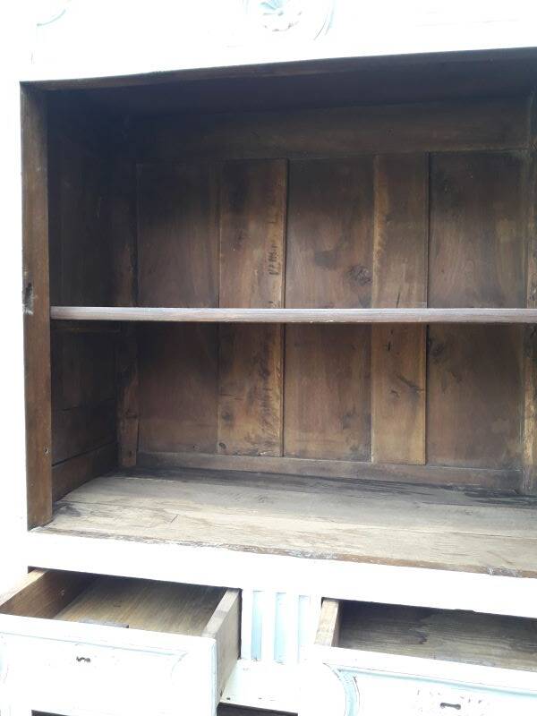 Bonnetière, standing man, Louis XV, 18th century walnut