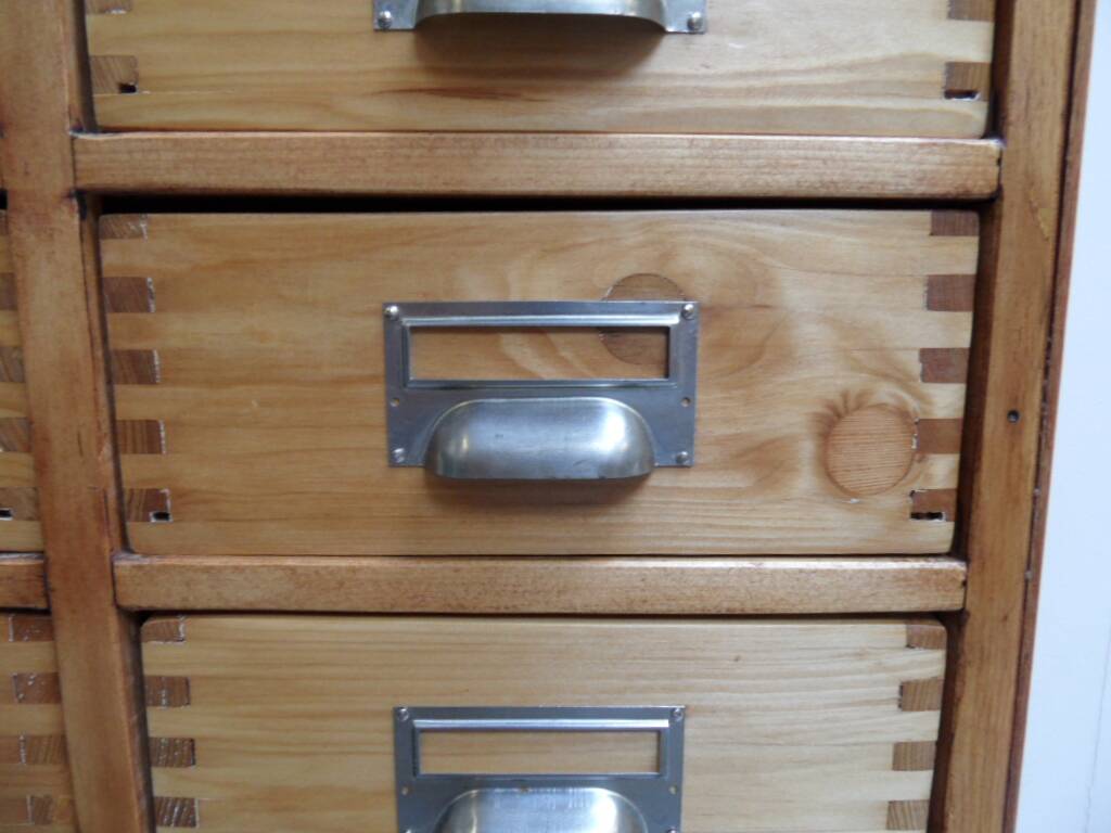 Vintage apothecary cabinet with 45 drawers