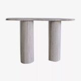 Venus irregular console 130x30 cm - Natural Travertine