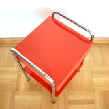 Red functionalist/Bauhaus side table