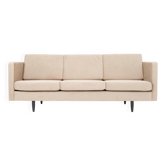 Sofa ALTA beige velour, Scandinavian design
