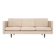 Sofa ALTA beige velour, Scandinavian design