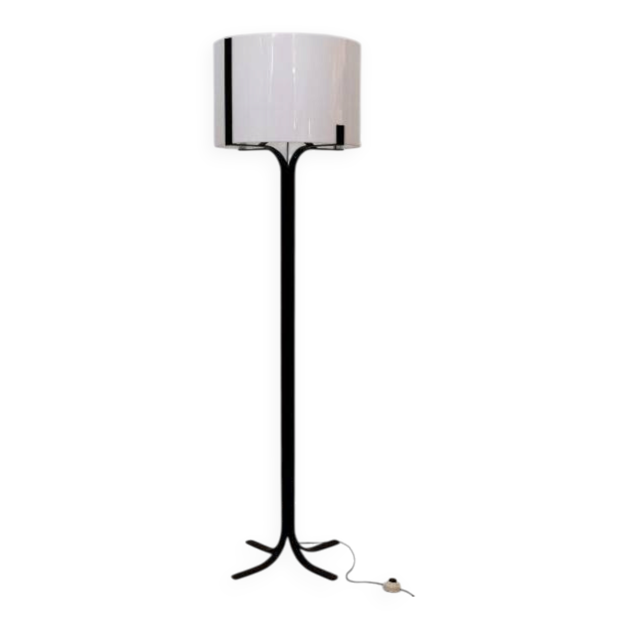 1970s floor lamp by Jordi Vilanova. Spain. Iron and methacrylate.