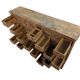 Large Antique Bank of Drawers – 48 Drawer Industrial Cabinet