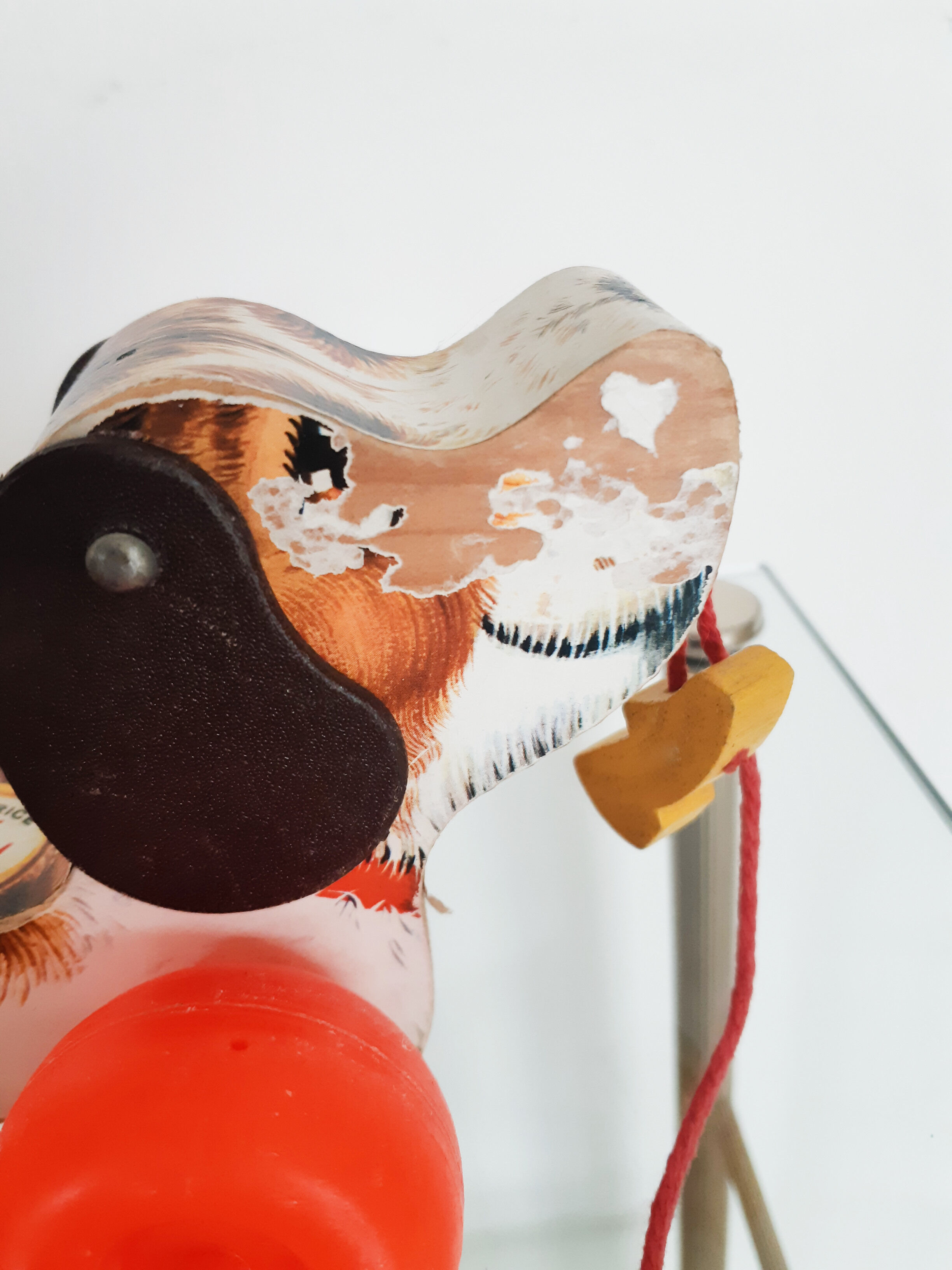 Little Snoopy , dog trainer Fisher Price, wooden , vintage