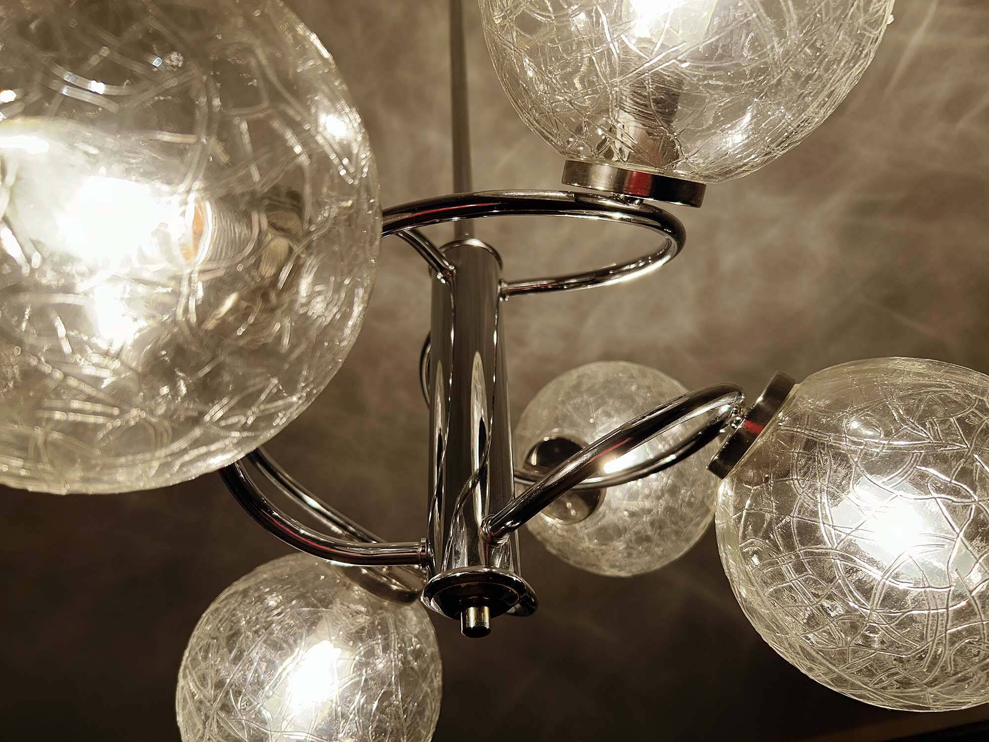 Vintage Space Age Bubble Pendant Light