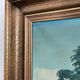 Vintage original large landscape oil painting, signed countryside art