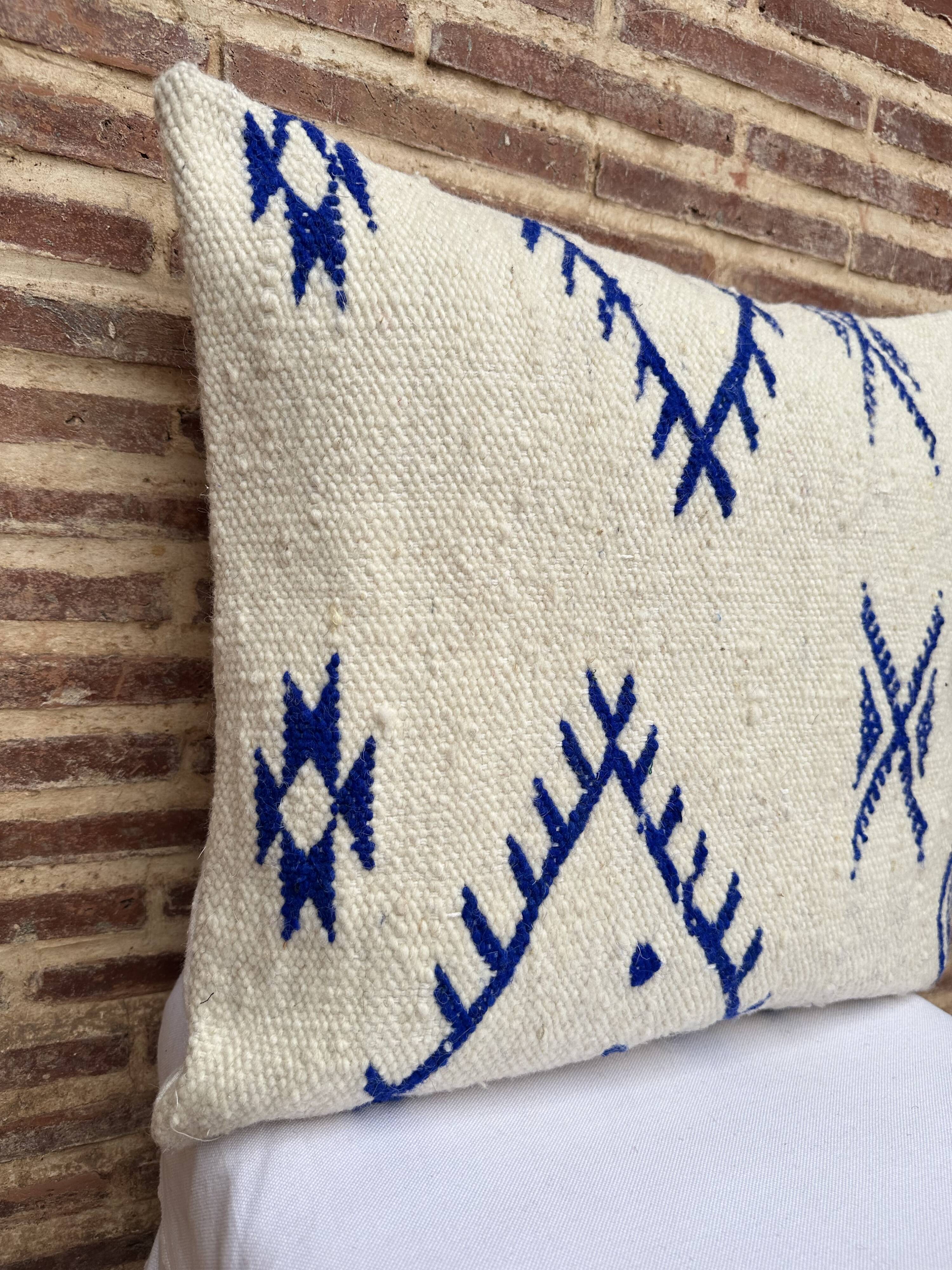 Coussin de sol marocain, coussins décoratifs, ottoman marocain vintage,