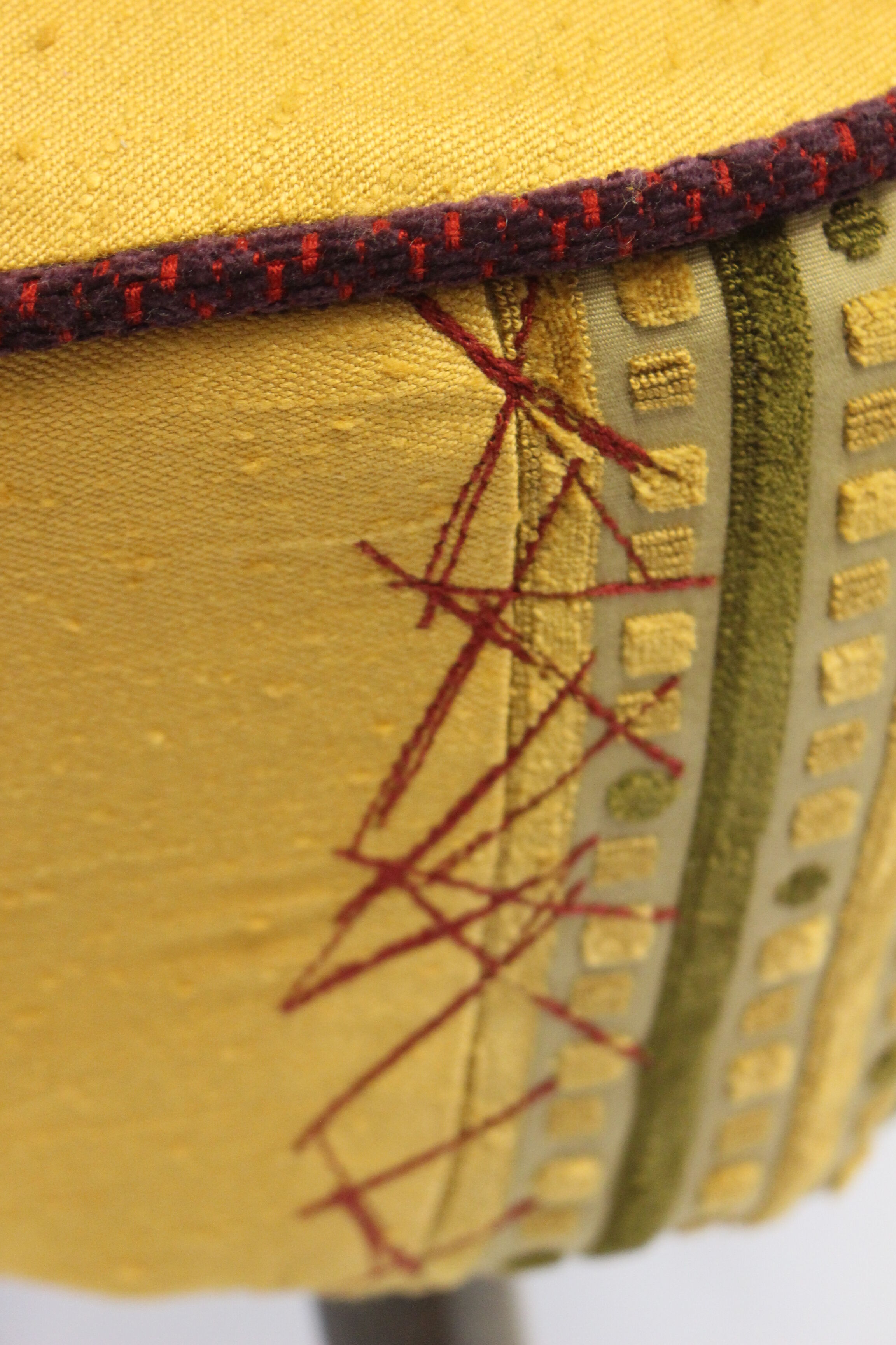 Chair vintage year 50 tissue "Lelièvre"