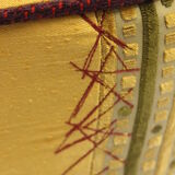 Chair vintage year 50 tissue "Lelièvre"