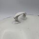 vegetable serving dish tureen earthenware English floral green decoration