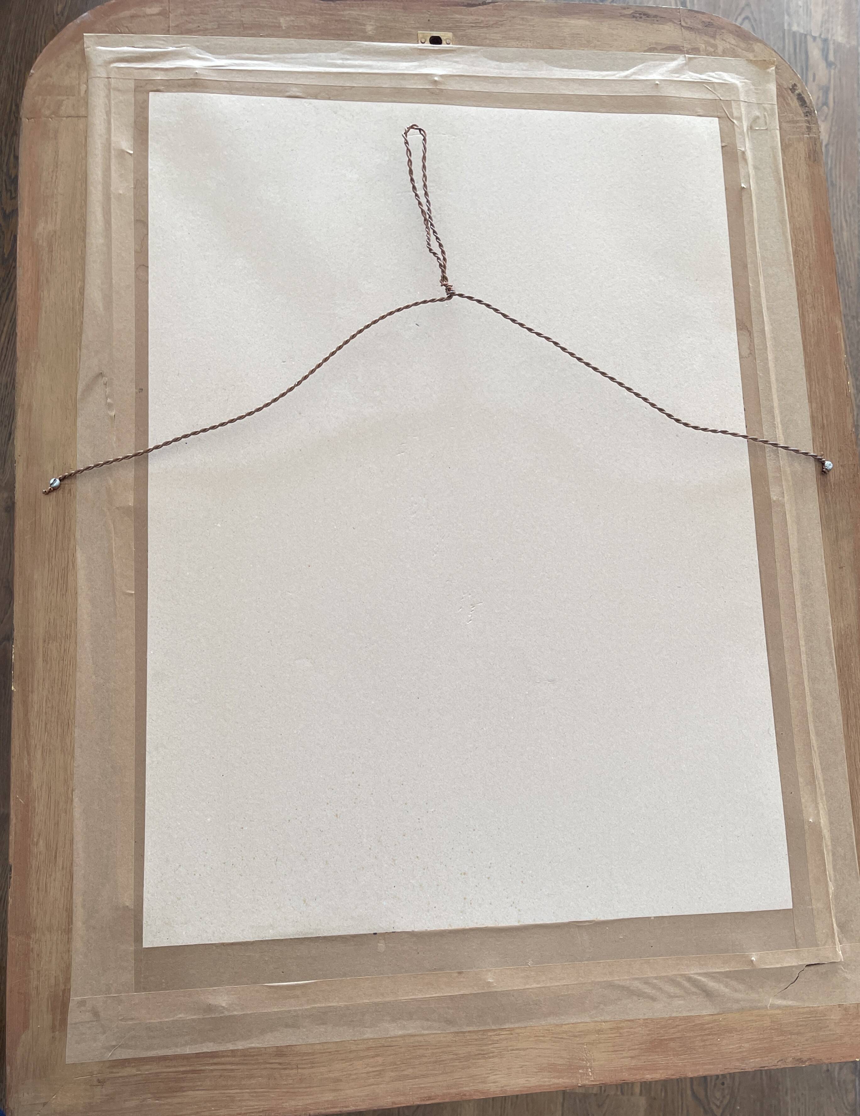 Louis-Philippe mirror in gilded wood — early 20th century, 85 cm