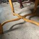4 chaises bois cérusé années 80