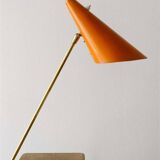 J.T. Kalmar "Style" Model Clamp Lamp Table Cone Midcentury, Vienna, 1950s