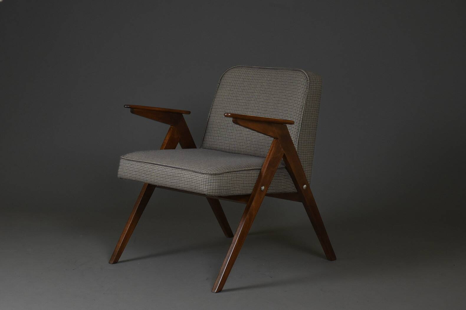 Fauteuil Bunny, modèle 300-177, J. Chierowski, Pologne, années 1960