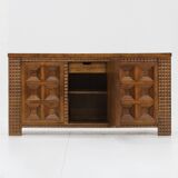 Spanish Brutalist Sideboard solid wood