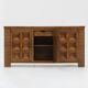 Spanish Brutalist Sideboard solid wood