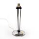 Lamp base with 3 chrome tubes