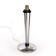 Pied de lampe 3 tubes chromés