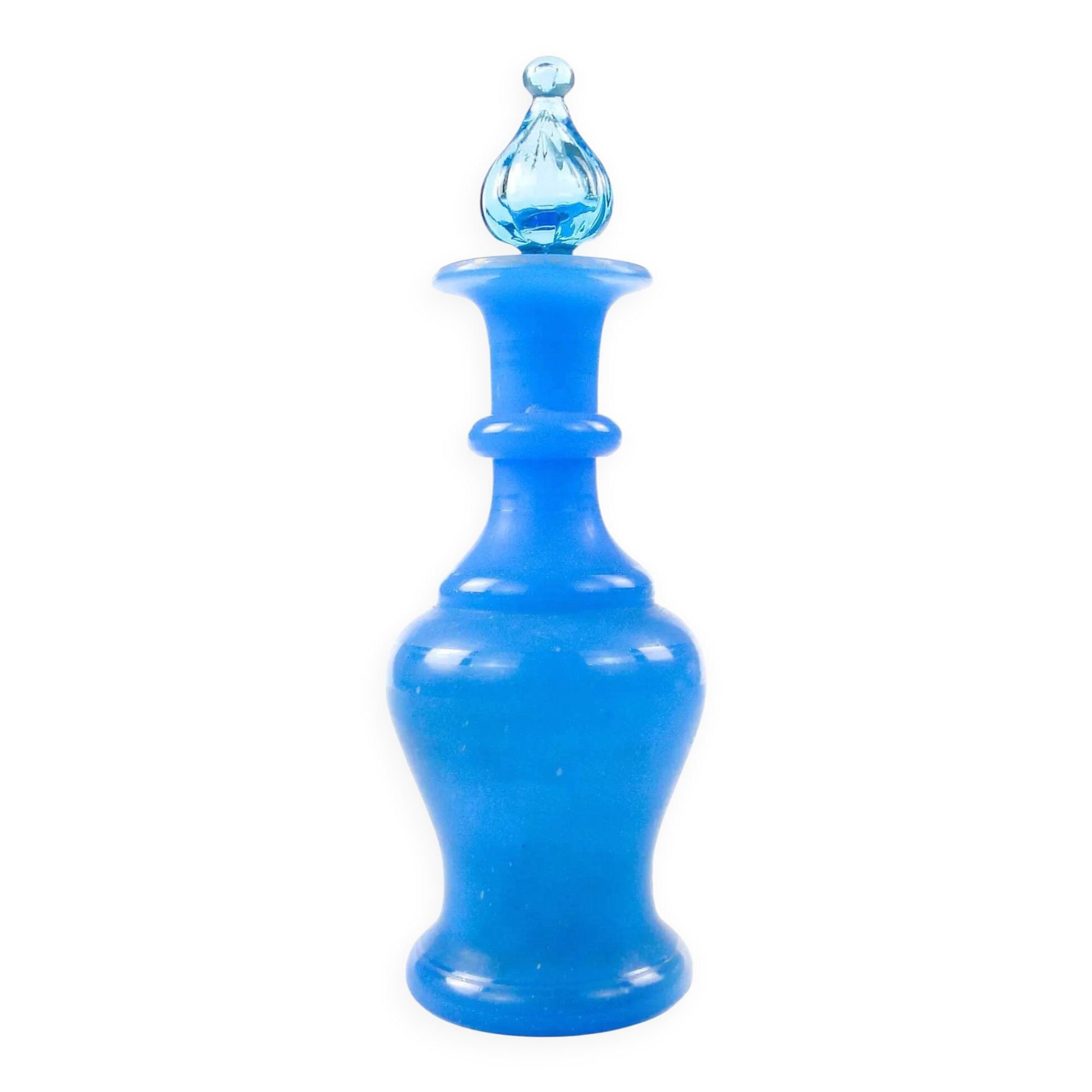 Biedermeier decanter, glass, Germany, 19th century