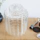 Cylindrical suspension in molded glass 1960