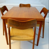 Table dining plywood teak by Niels O. Møller for J.L. Möllers