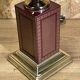 Old 70's lamp, "barber" design, lacquer and gilding, vintage