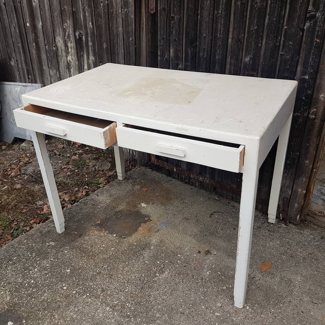 Table bois vintage
