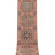 Vintage Turkish hallway rug 83x652 cm
