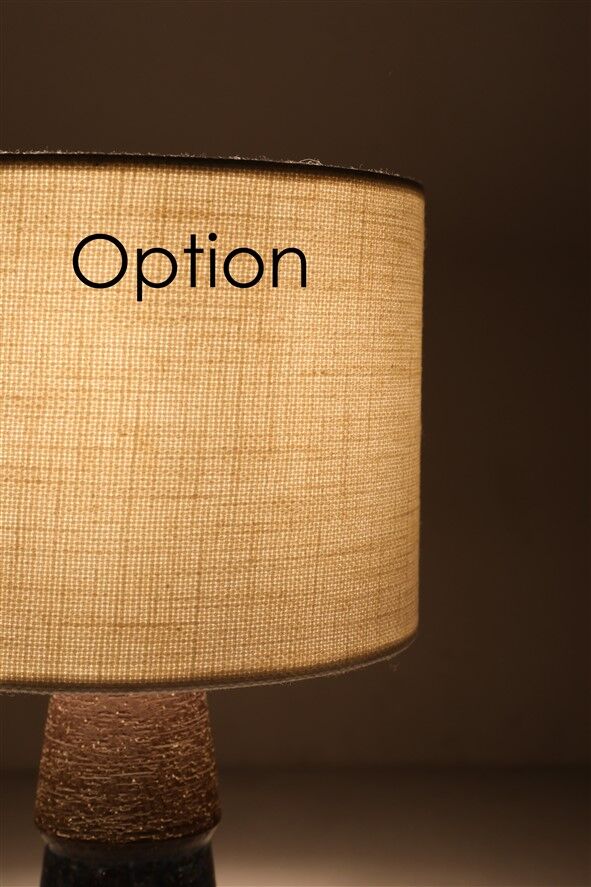 Mid-century Michael Andersen studio ceramic table lamp / handmade / Danish modern design / 1960s