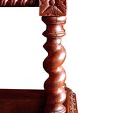 Console or small oak sideboard, 1900s, Louis XIII style, 100x40cm.