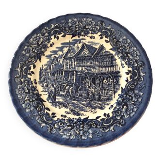 Assiette Royal Tudor Ware Graveur à la main par WN Mellor Fabriqué en Angleterre