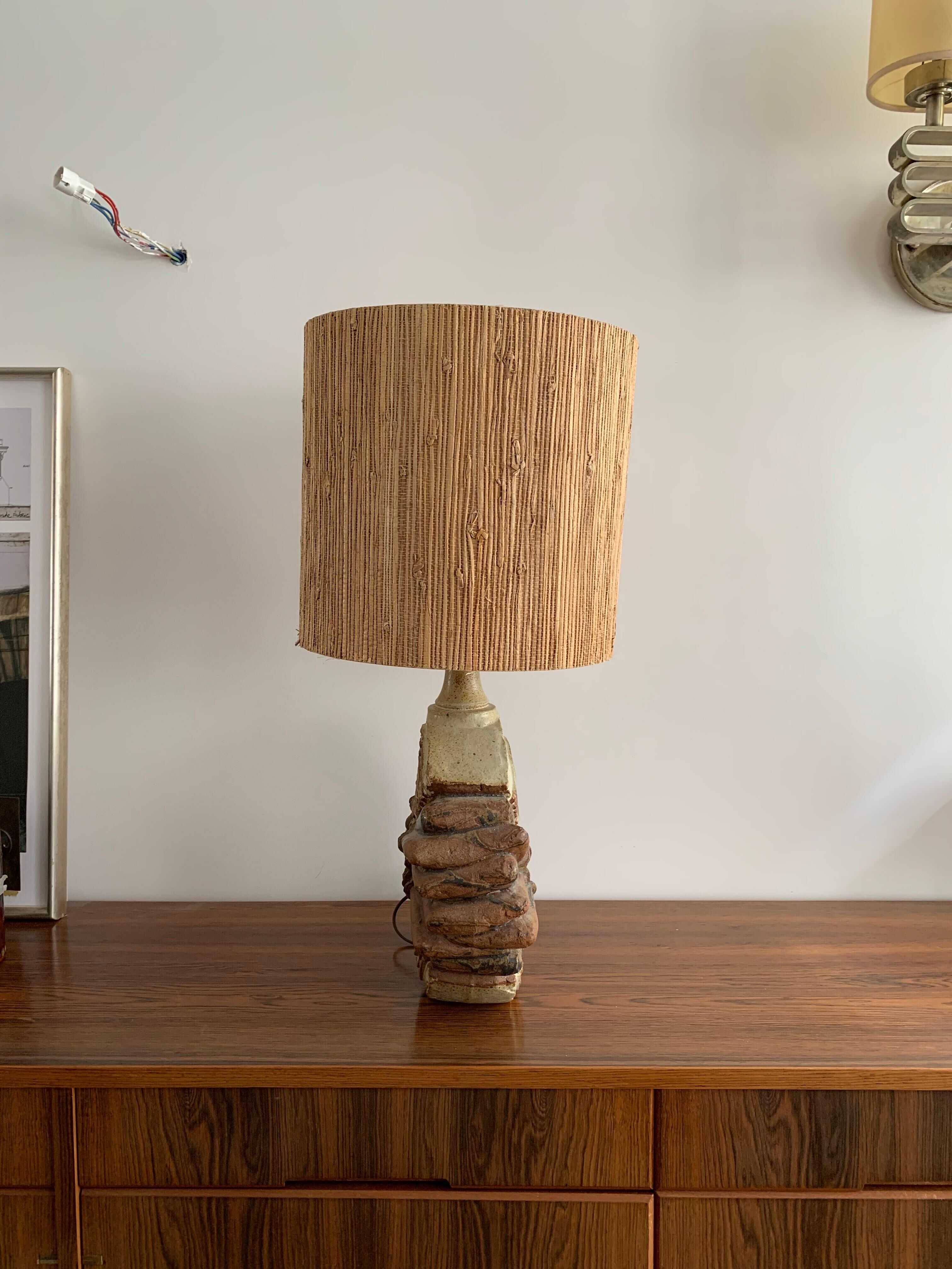 Bernard Rooke desk lamp with original shade, England, 1960.