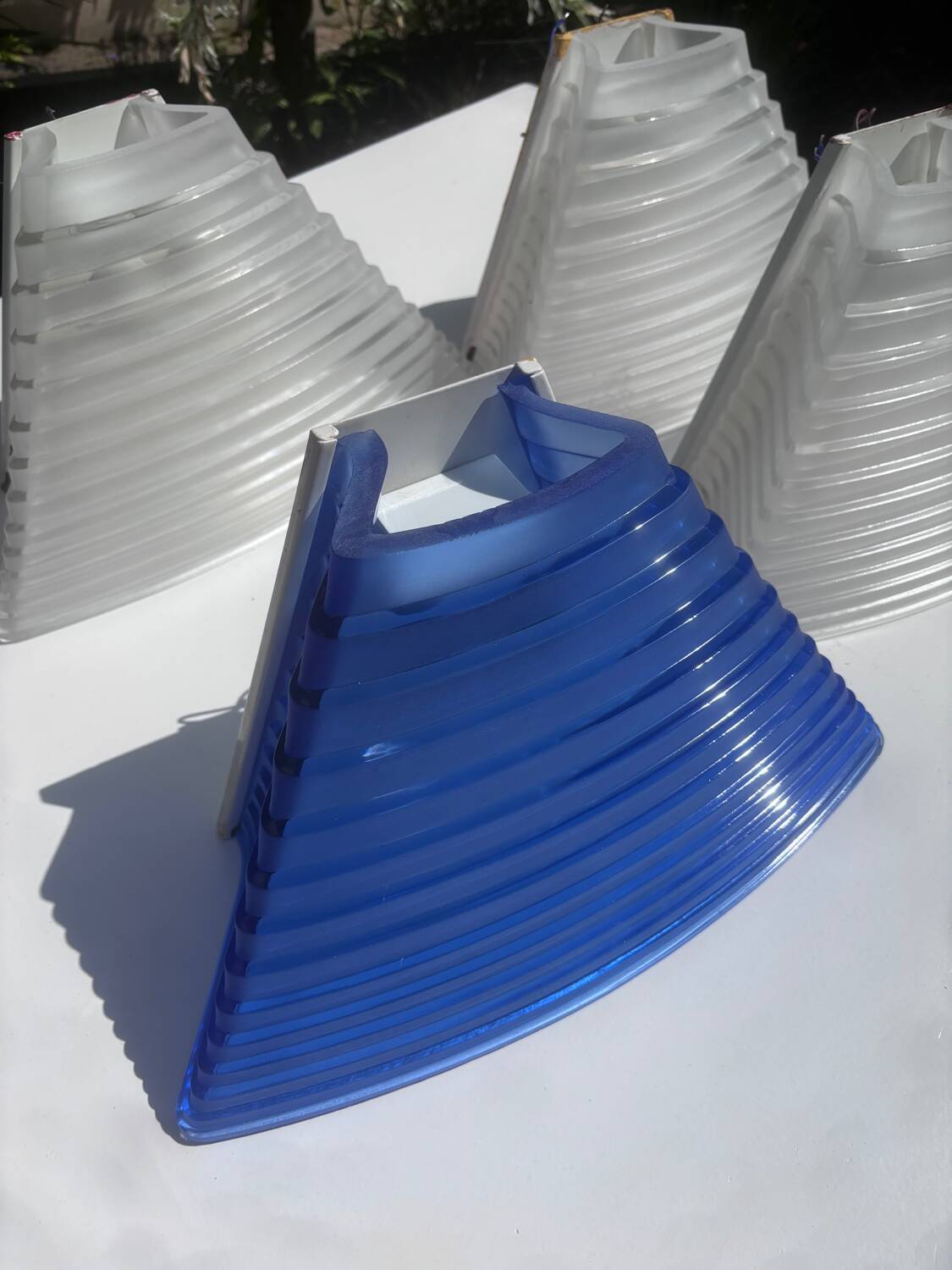 4x Artemide ‘Pergamo 38’ wall lights by Angelo Mangiarotti