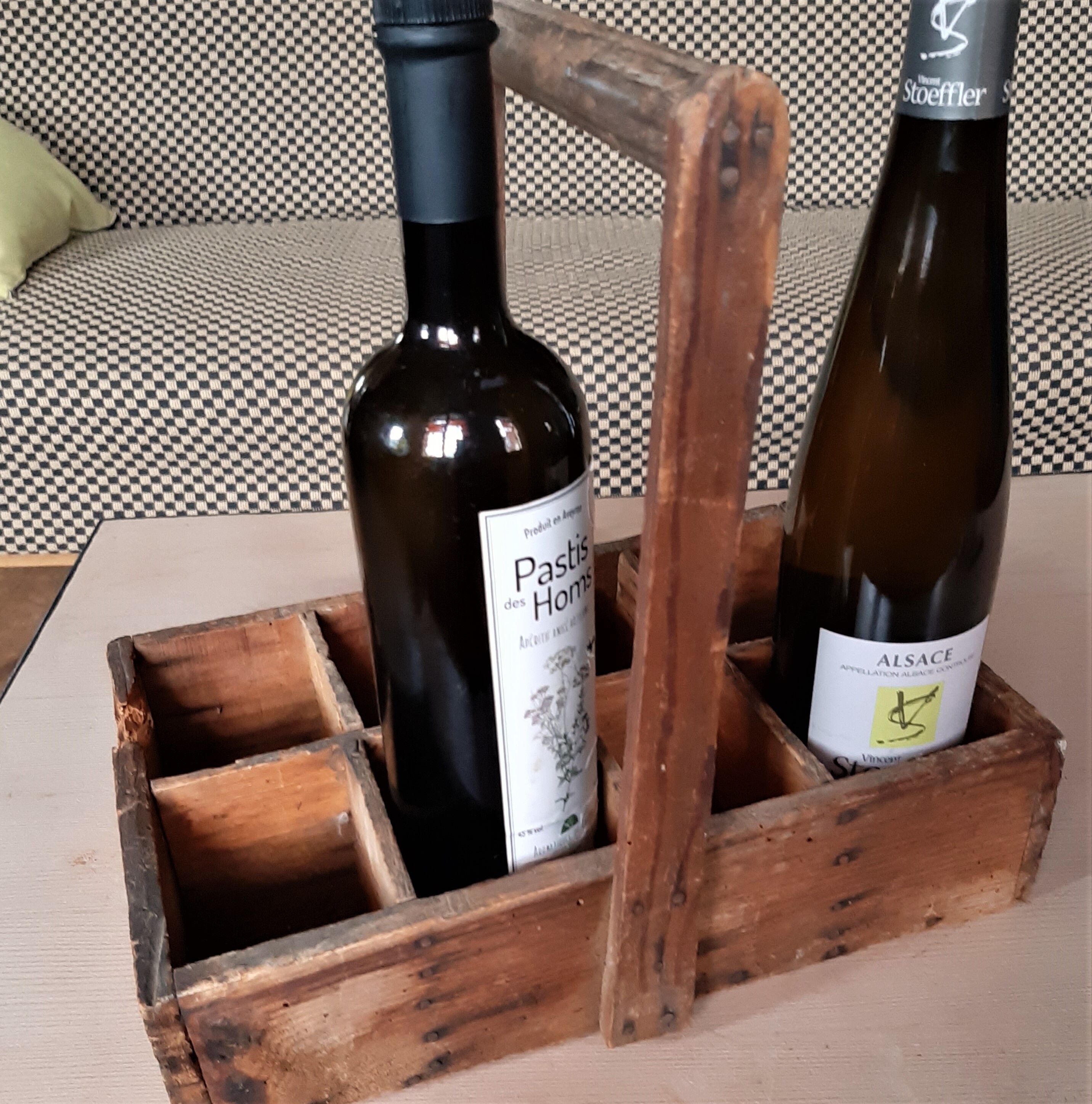 Old bottle holder