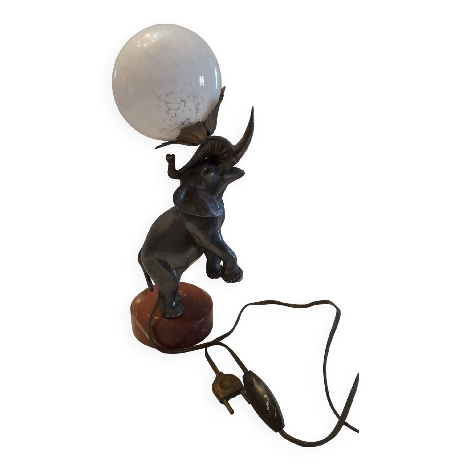 Perrina elephant lamp