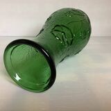 Thick moulded glass vase Constantin Italy