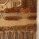 Decorative jute tapestry from the 1970s