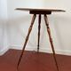 Old tripod side table