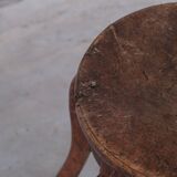Antique Five Legged Asian Stool