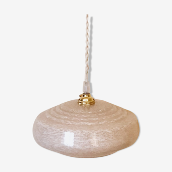 Restored and electrified hanging lamp 60s