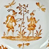 6 soup plates Longchamp Decors Moustiers Olérys