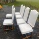 6 Louis XIII walnut chairs