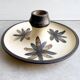 Danish 70s ceramic candle holder by MIT Stoneware