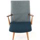 Fauteuil Akerblom bicolore - design scandinave - moderne du milieu du siècle