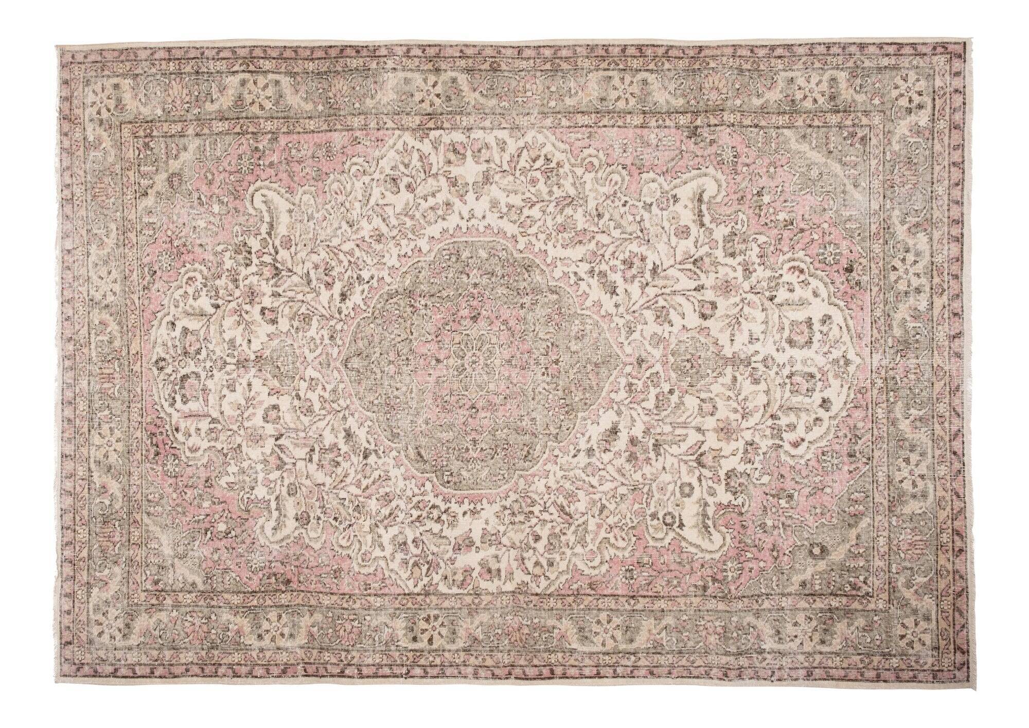 Vintage Turkish handmade rug 211x300 cm