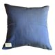 Navy blue and orange Kachin cushion cover (RIDA)