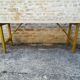 Folding brewery table